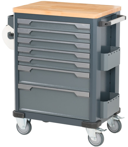 Carrello porta attrezzi - , con